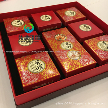 High Quality Custom Printing Paper Moon Cake Gift Packaging Box